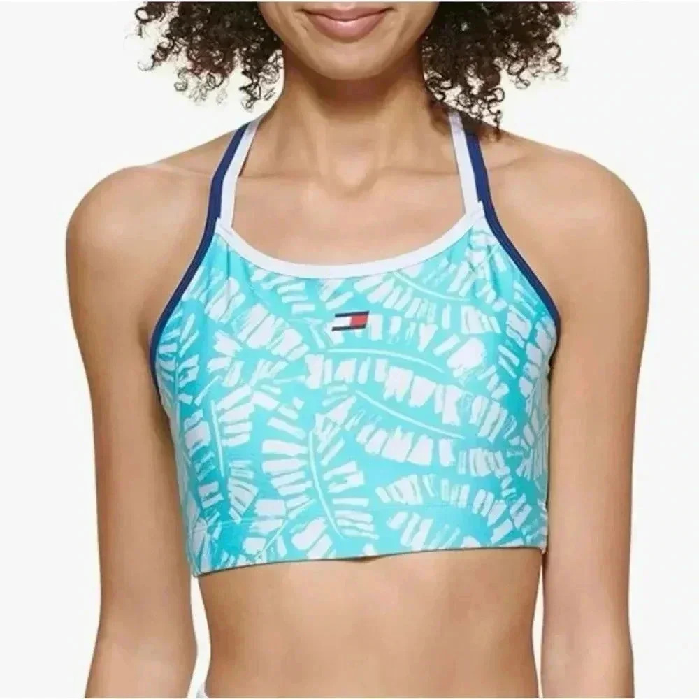 NWT Tommy Hilfiger Women's Sports Bra Racerback Size: XL